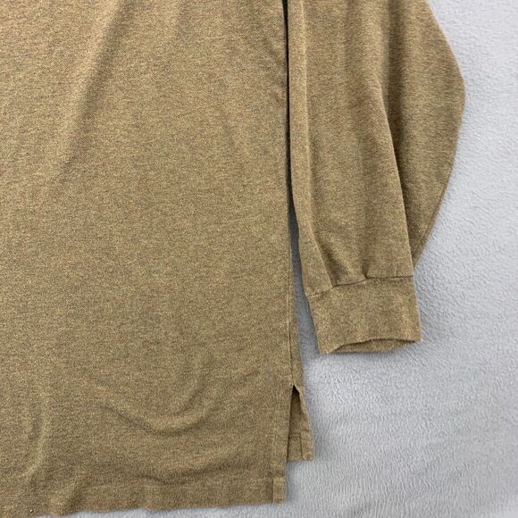 Polo Ralph Lauren Polo Shirt Mens XL Long Sleeve Cotton Brown Collared - Picture 15 of 16